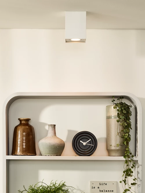 Lucide TUBE - Deckenstrahler - 1xGU10 - Weiß - Atmosphäre 1